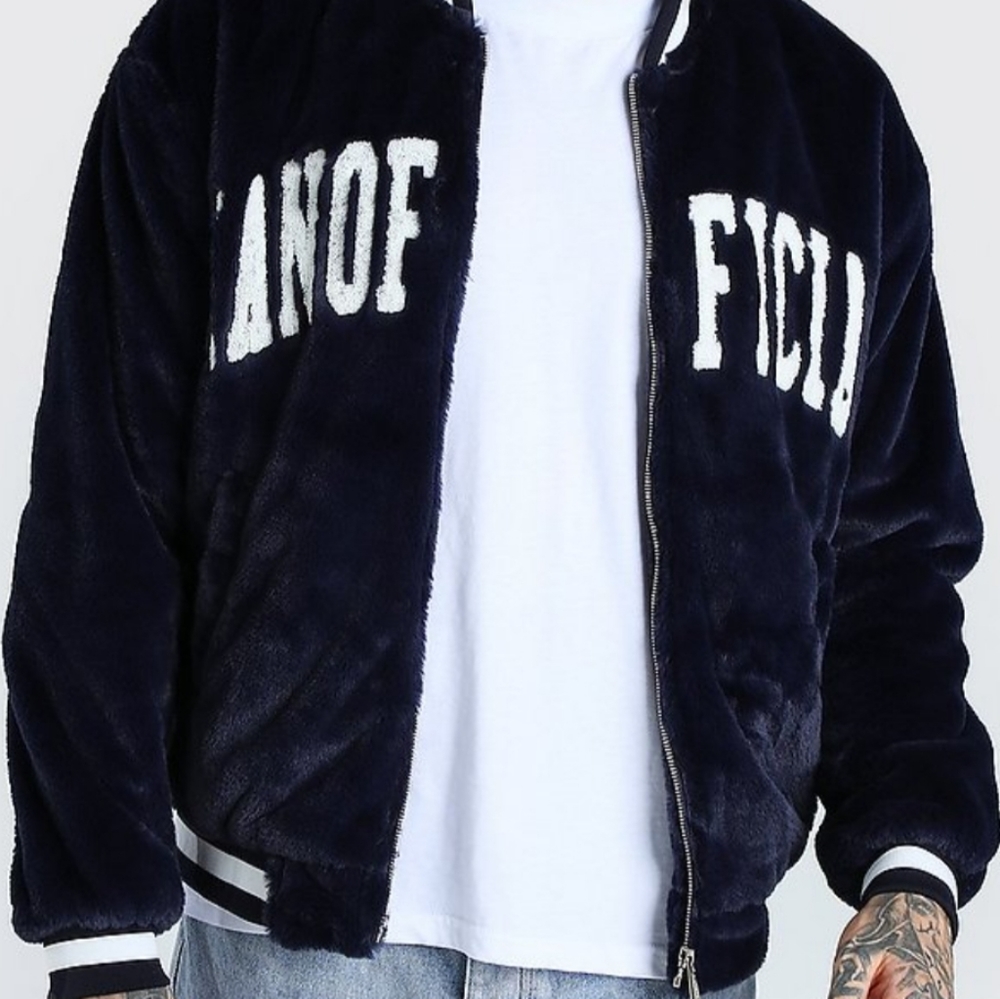 Faux fur jacket